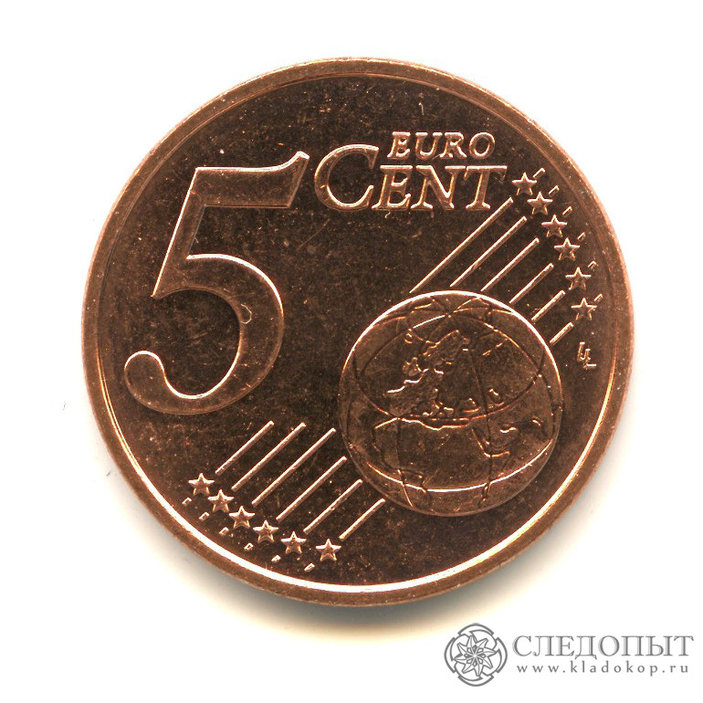 1 5 евро в рубли. Монета 5 центов евро. Монеты евро 5 Euro Cent. Монета 5 Euro Cent 1999. Монета 5 Euro Cent 2006.