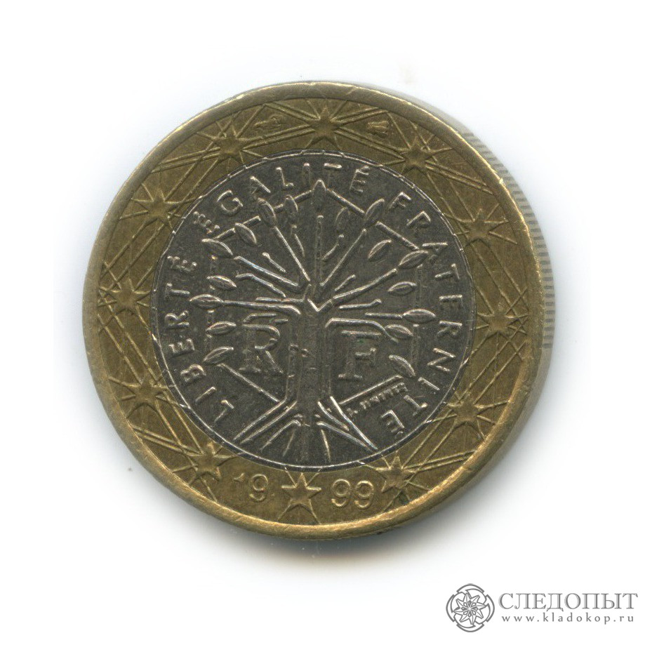 Евро 2001 год. Монета 1 Euro 1999. 1 Евро Франция 1999. Монетка евро 1999. Монета 1 евро 1999.