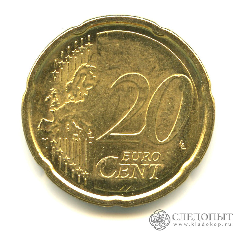 20 центов в рублях на сегодня. Монета 20 евро цент. Монетка 20 Euro Cent. Монета 20 Euro Cent 2002. Монетка 20 евро 2002 года.