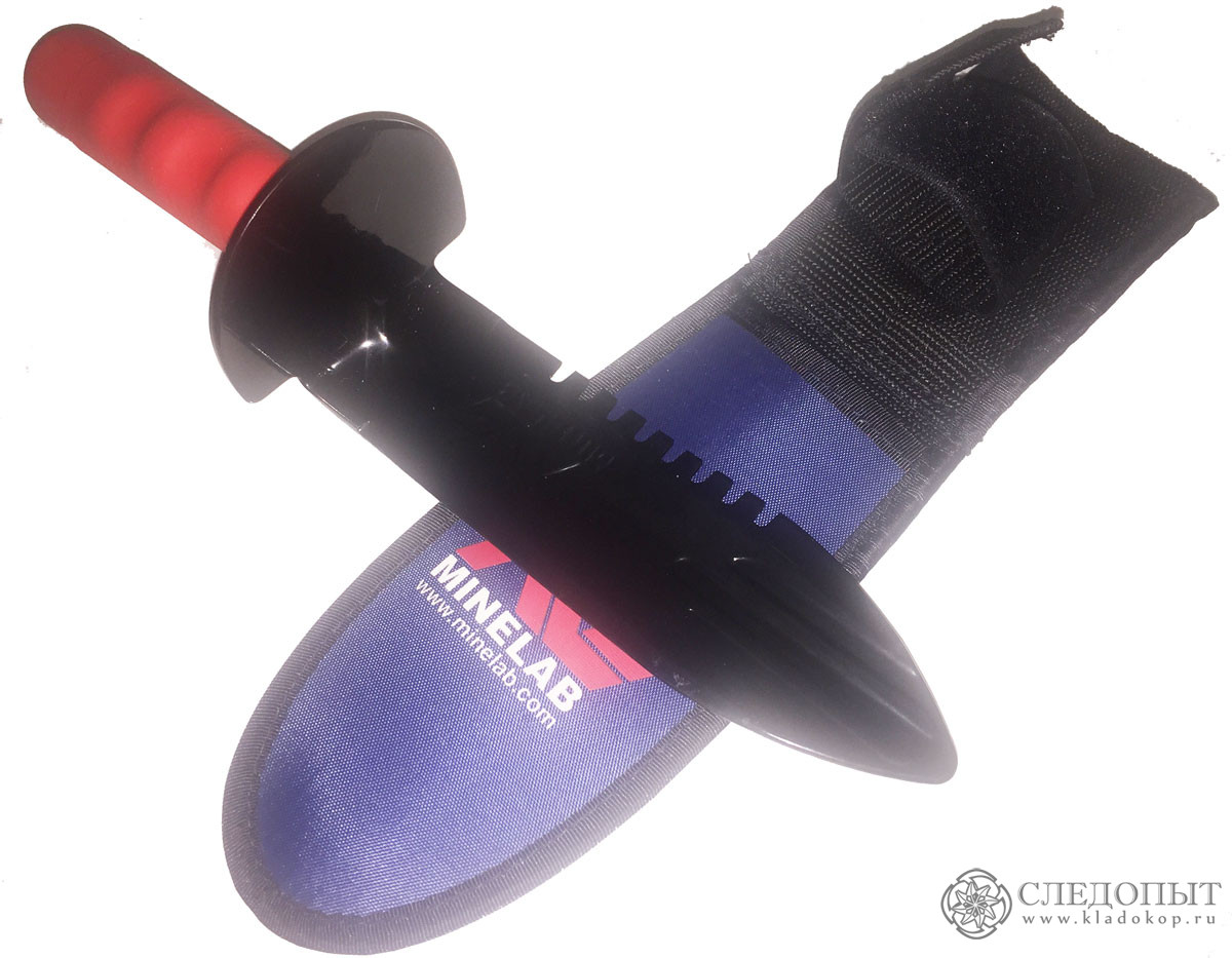 Совок-нож кладоискателя minelab - поисковое снаряжение.